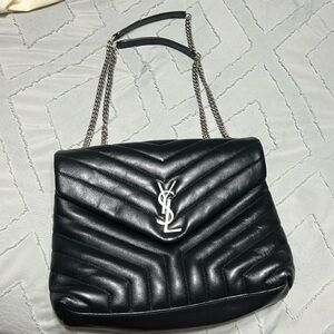 YSL BLACK MEDIUM SHOILDER/ CROSSBODY BAG